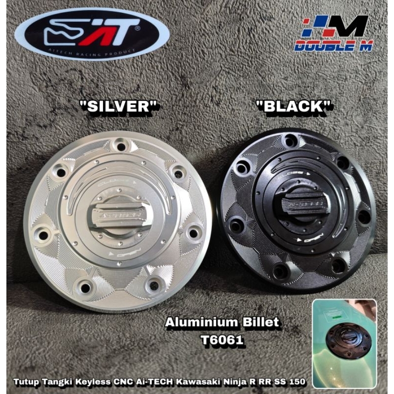 Tutup Tangki Bensin Motor Aluminium CNC Universal Keyless
