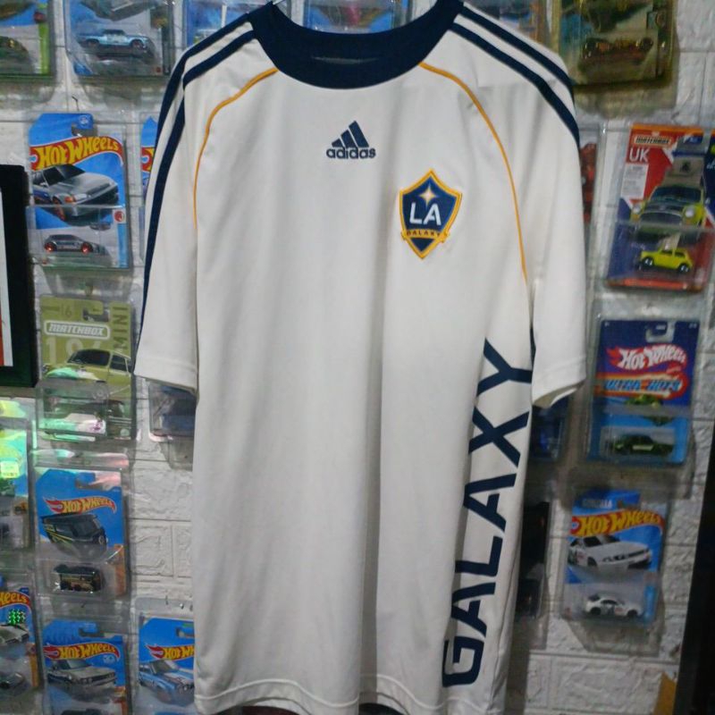 Jersey La Galaxy Training Shirt 2009 # nns Beckham 23 size M P 78 x L 53