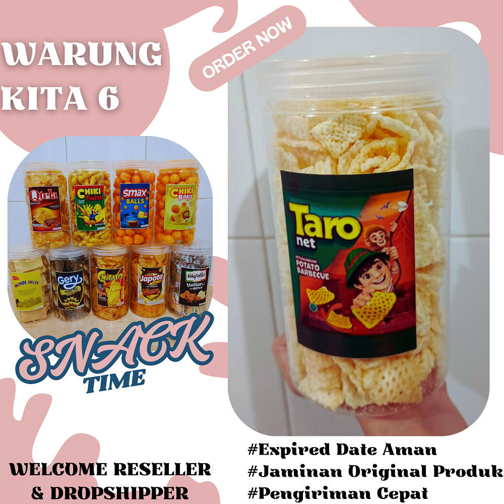 

WARUNGKITA6 - Termurah! Taro Bbq Repacking Toples 1000ml / 600ml