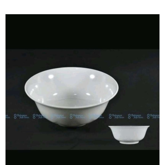 Mangkok Jumbo Besar Cekung Dalam Melamin Awet Kuat Tebal Tahan Panas Premium Unica Unika 8" Mangkok 