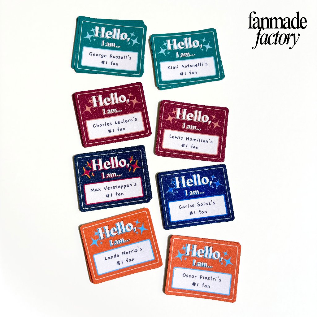 

#1 Fan Formula 1 F1 Glitter Die Cut Sticker Vinyl Waterproof Stiker Anti Air