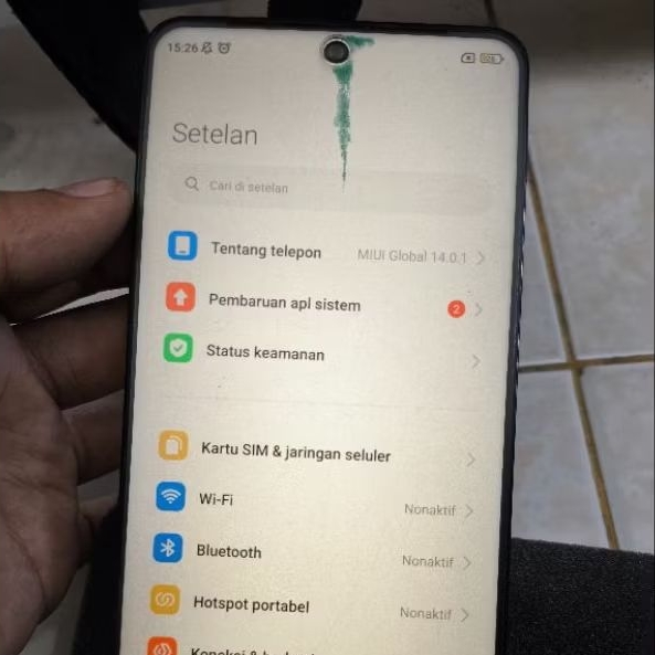 LCD Ori Redmi Note 9 Pro Minus