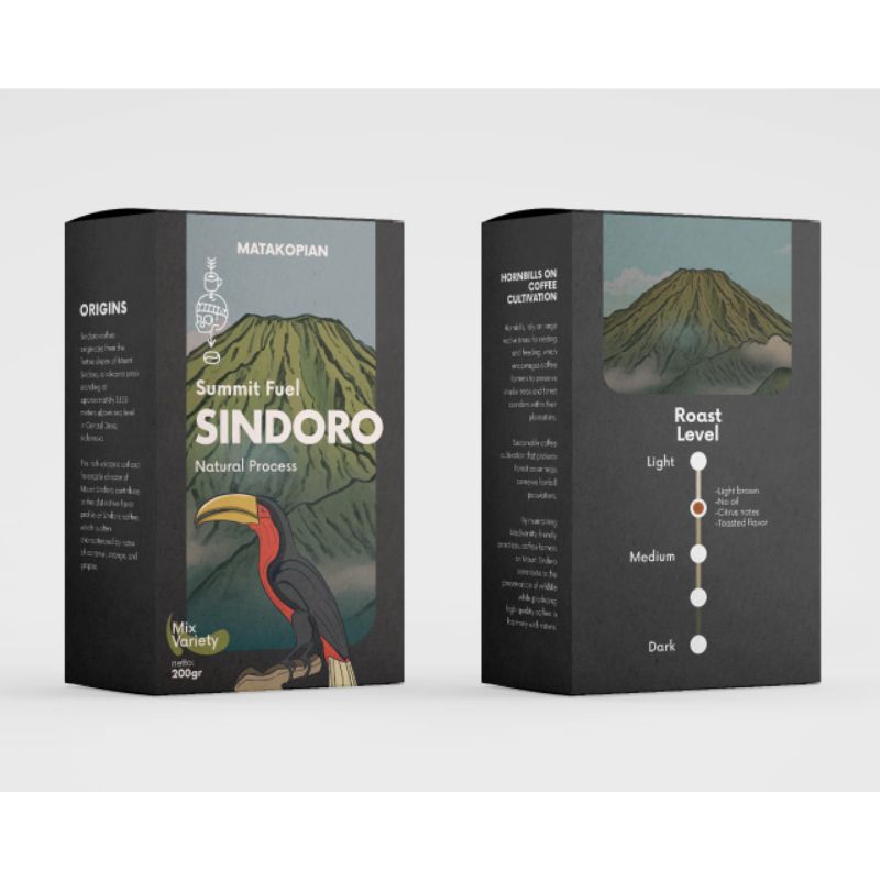 

Kopi Arabika Sindoro Natural process, Single Origin, mix Variety (200gr) matakopian
