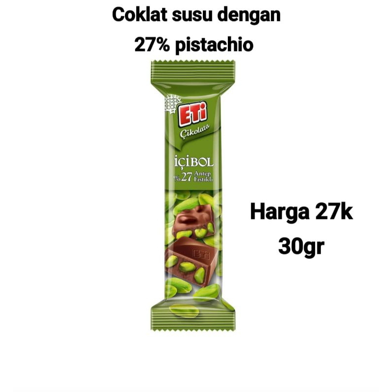 

Eti stick coklat pistachio