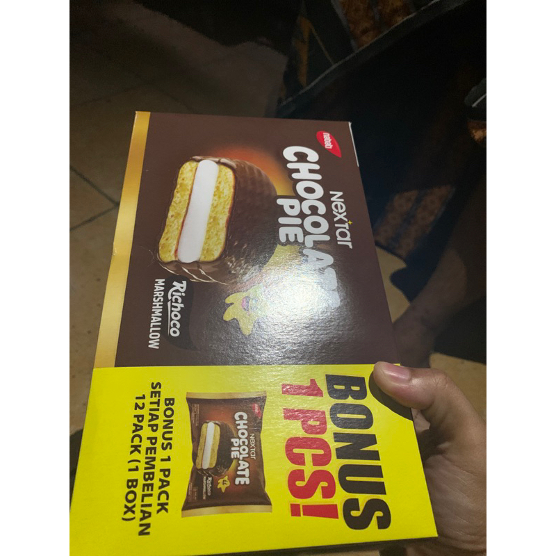 

Nabati Cokelat Pie Chocolate 24 g Isi 12 Pcs Bonus 1 Pcs