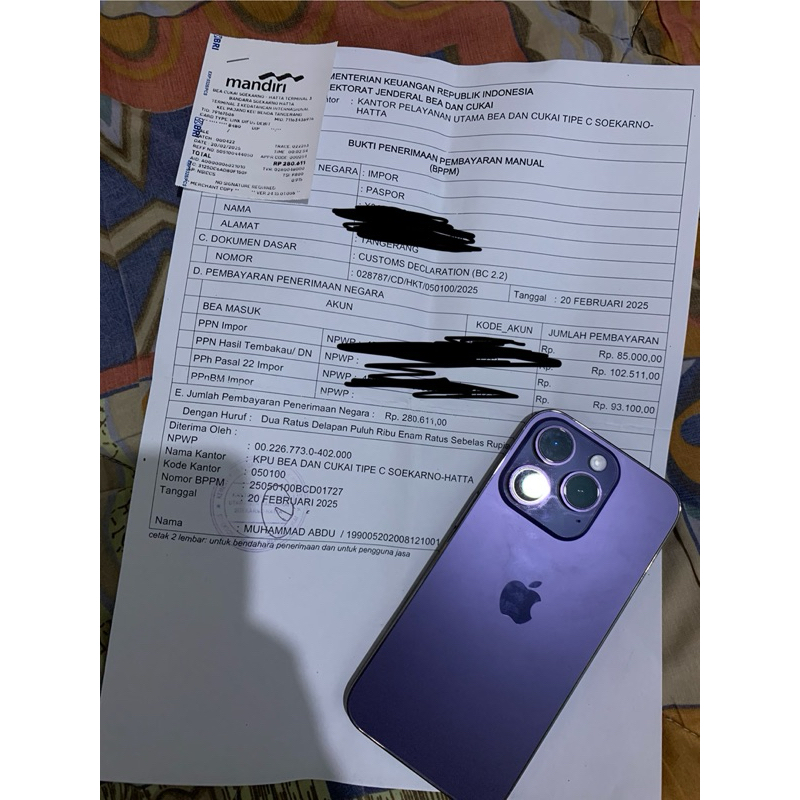 iphone 14pro 128gb cukai