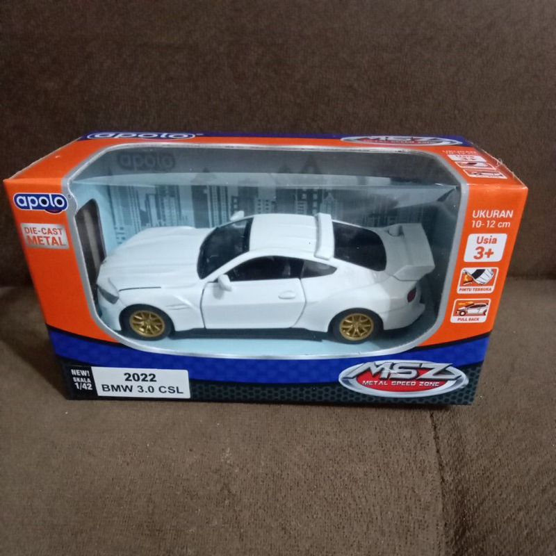 2022 bmw 3.0 csl apolo diecast