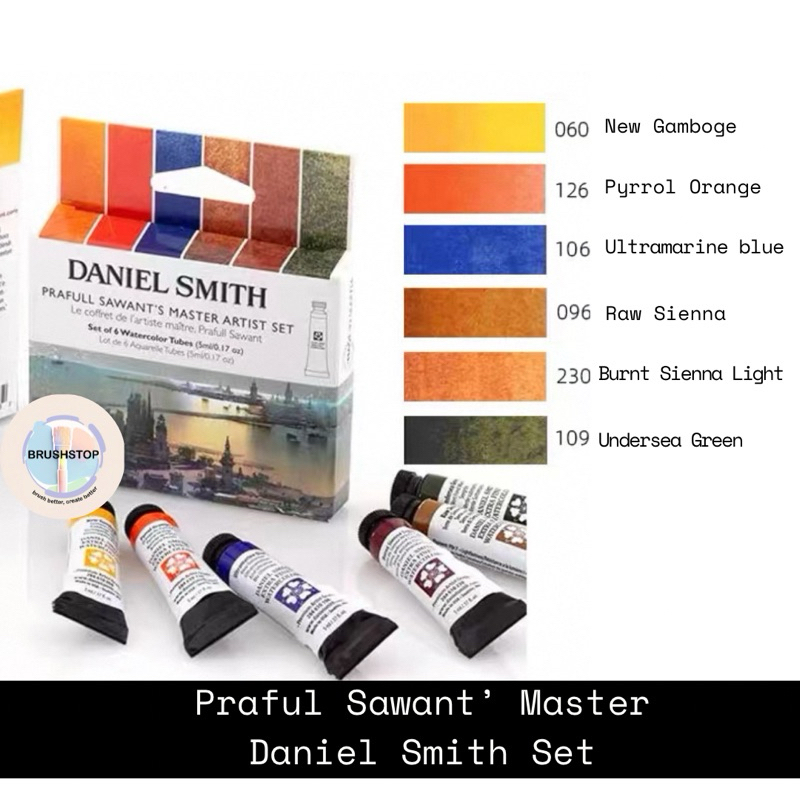 

Cat Air Daniel Smith set 6 colors Prawfull Sawant Set