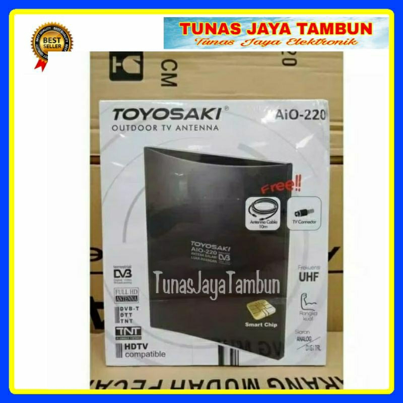 ANTENA TOYOSAKI AIO-220 / TOYOSAKI AIO 220 ANTENA TV DIGITAL