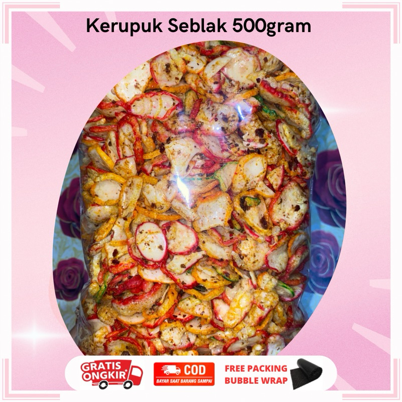 

KERUPUK SEBLAK 500GRAM | SEBLAK KERING | KERUPUK BANTET