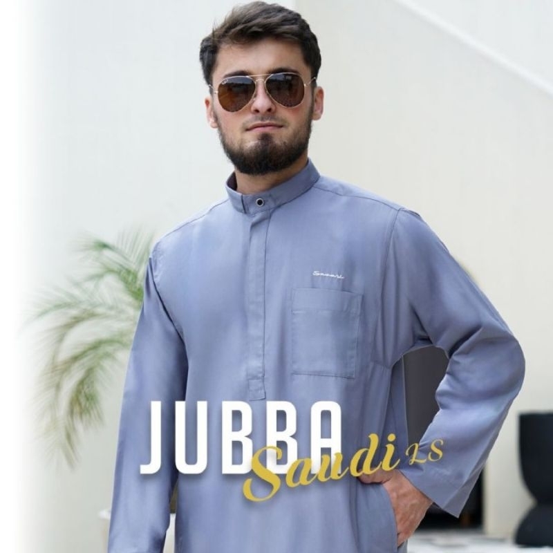 Gamis Pria SAMASE Original - Jubah Klasik Lengan Panjang Stylish Model Saudi