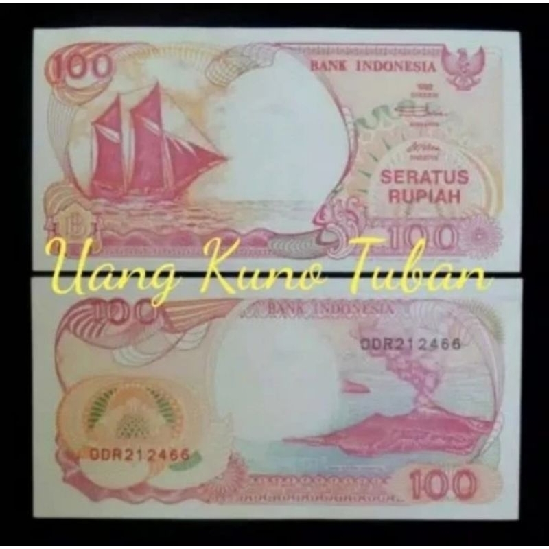 100 Rupiah Pinishi Tahun 1992