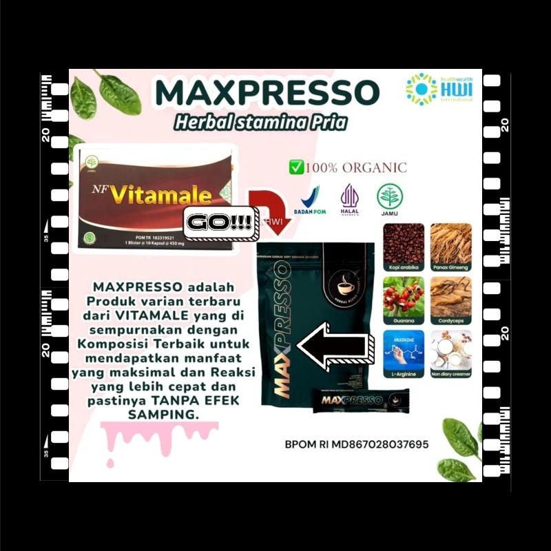 

MAXPRESSO ISI 5 SACHET ASLI ORIGINAL HWI 100%