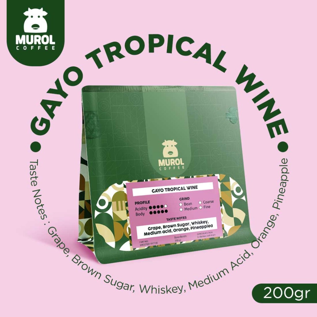 

Kopi Murol Gayo Tropical Wine - Premium Arabika Gayo Wine Proses Singel Origin