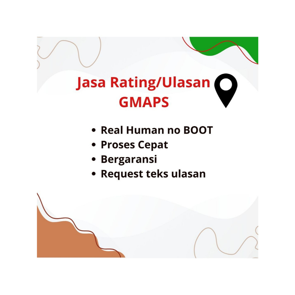 Jasa Rating Ulasan GMAPS No Boot