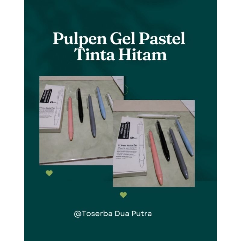 

Pulpen Gel Pastel Tinta Hitam