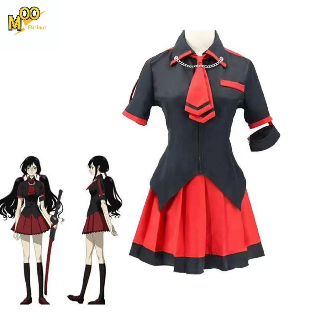 BLOOD-C cosplay costume Kisaragi Saya cosplay costume and wig Christmas Halloween games and anime pa
