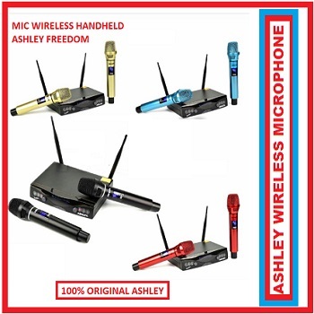 Mic Karaoke / Mic Vocal - Mic Wireless 2 Handle Ashley freedom