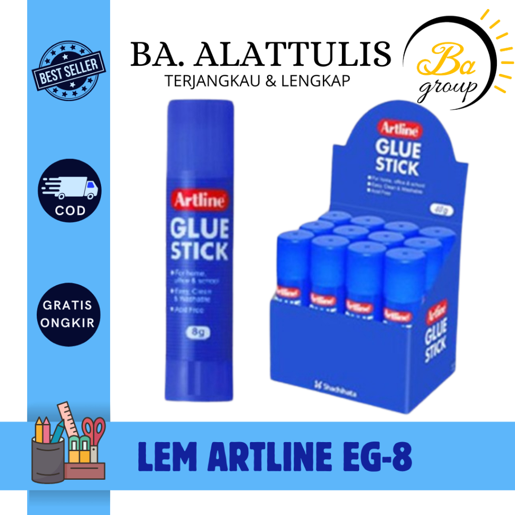 

ARTLINE Lem Glue Stick 8 gr EG-8 - BA.ALATTULIS