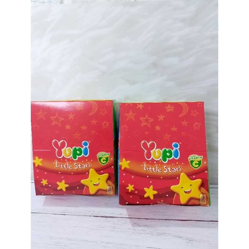 

PERMEN YUPI Yupi Little Star Jelly bentuk Bintang Isi 24 Pcs 100% Original