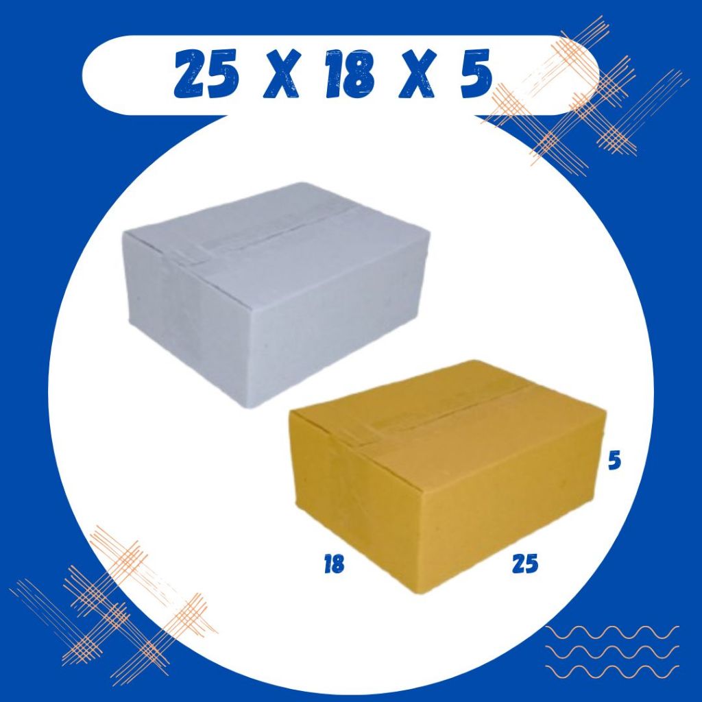 

Box Packing 25x18x5 Kardus A1 Karton Dus Kotak Kemasan Sparepart Jamu Madu Assesoris Souvenir Olshop