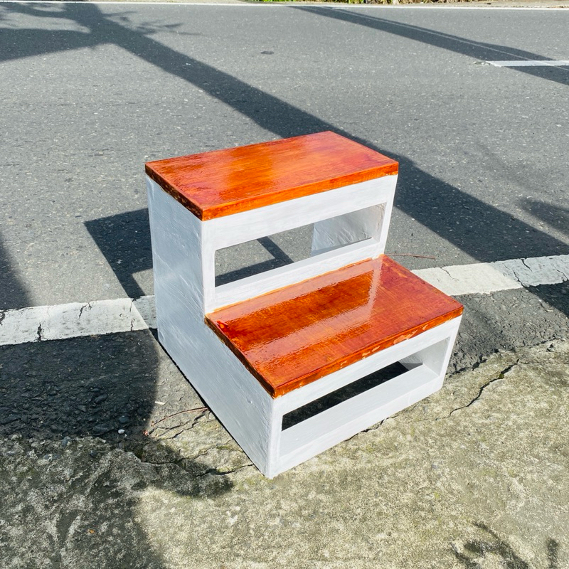 Bangku tangga kayu dapur//Bangku Tangga Kayu 2 Susun