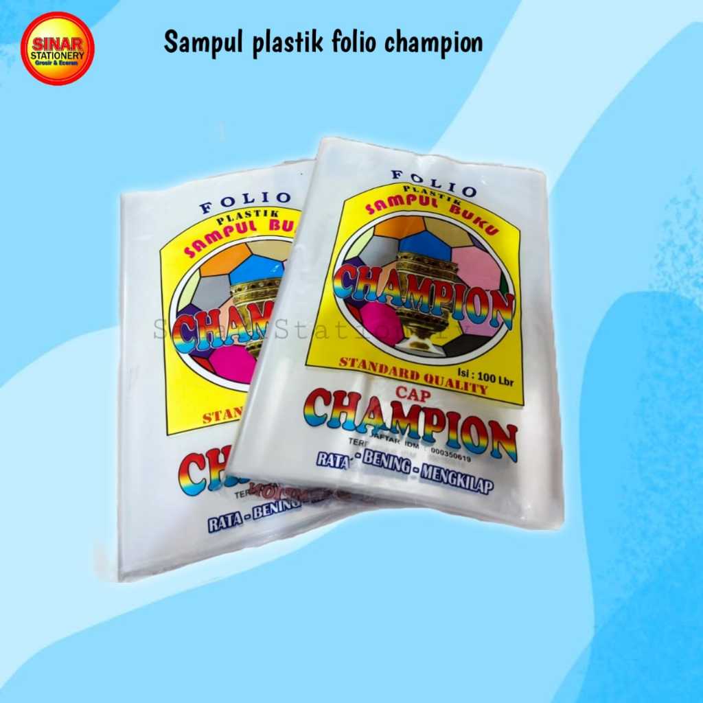 

Sampul buku Plastik CHAMPION isi 100 lembar