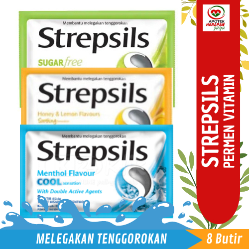 

STREPSIL 8 BUTIR COOL/SOOTHING/SUGAR-FREE