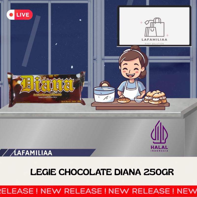 

Legie Chocolate Diana 250gr