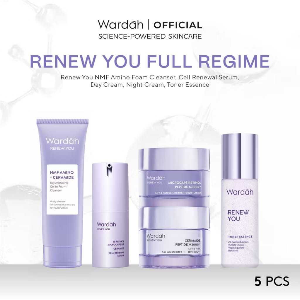 WARDAH RENEW YOU SERIES SKINCARE ANTI AGING - SKINCARE RENEW YOU