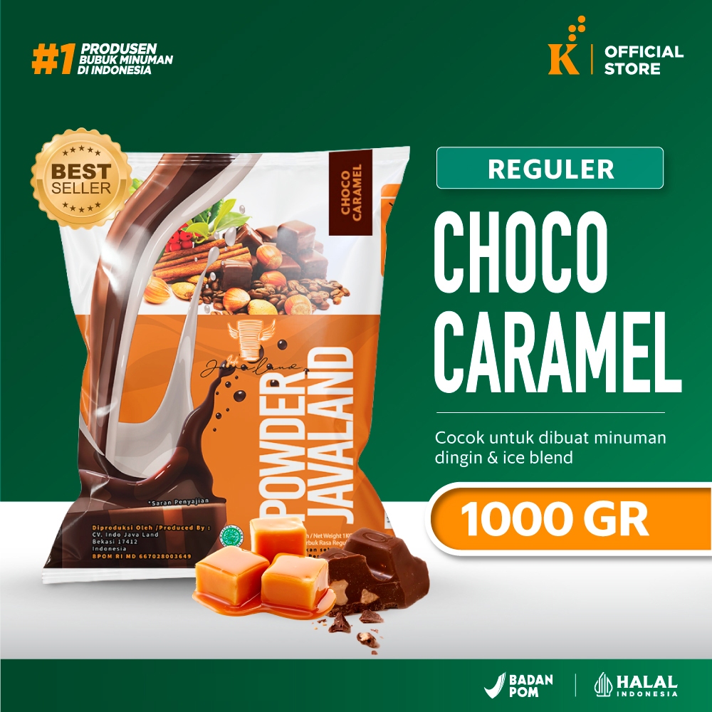 

Bubuk Minuman Bubble Powder Drink Rasa Choco Caramel Javaland 1 kg