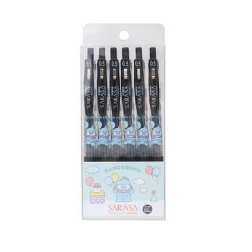

Japan Sanrio Sarasa Clip Gel Pen Set - Hangyodon : Party Time