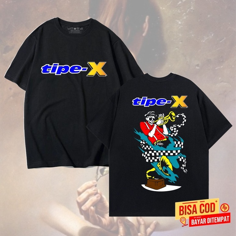 CRIME KAOS DISTRO BAND TIPE-X TIPE-X TIPE-X
