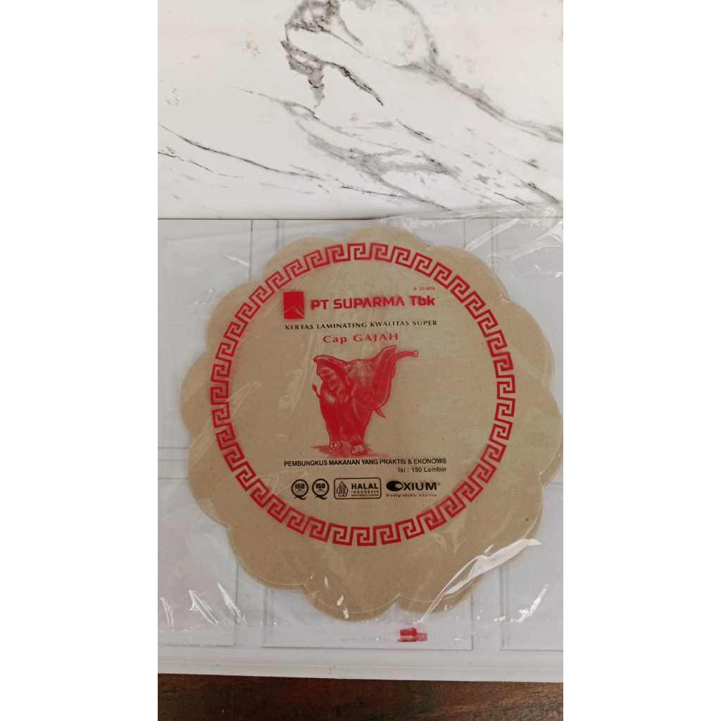 Kertas Nasi. kertas alas nasi bentuk bunga 25cm