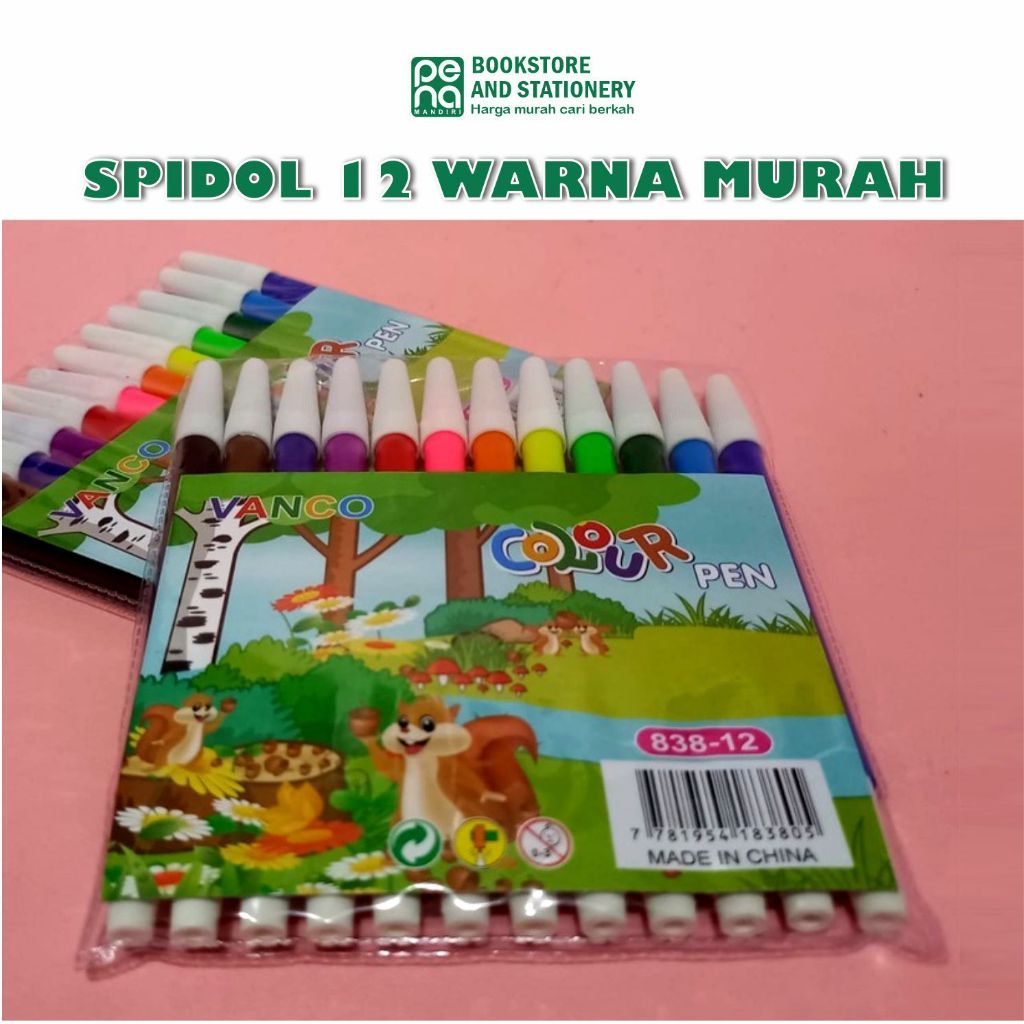 

Spidol 12 Warna Murah Spidol Warna Murah Untuk Mewanai Isi 12