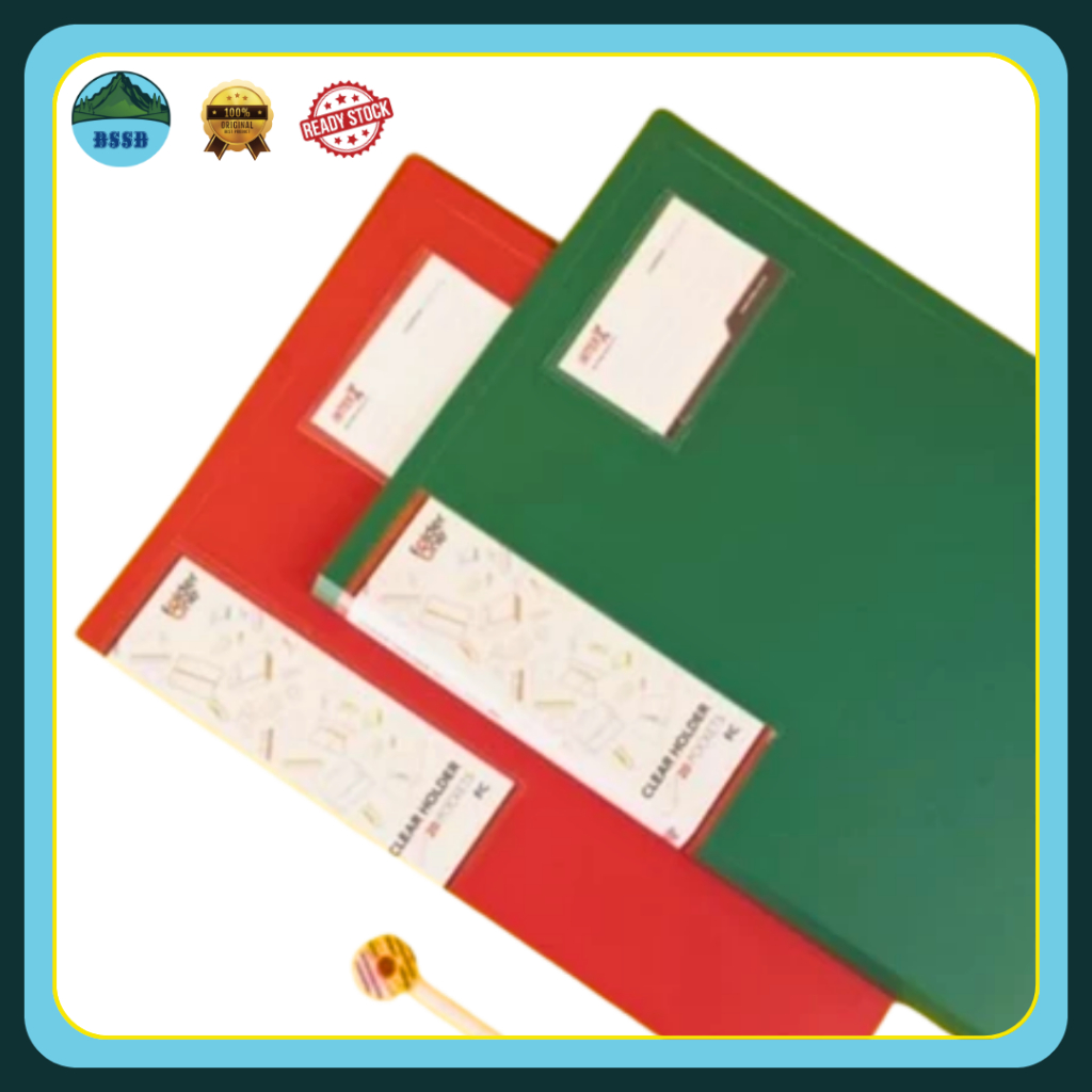 

Display Book F4 | Dokument Keeper | Clear Holder Folio 20 Pocket FolderOne