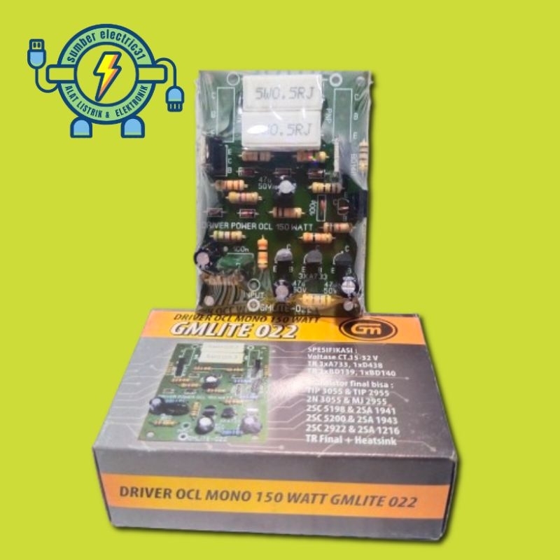 KIT POWER OCL MONO 150 WATT GMLITE 022