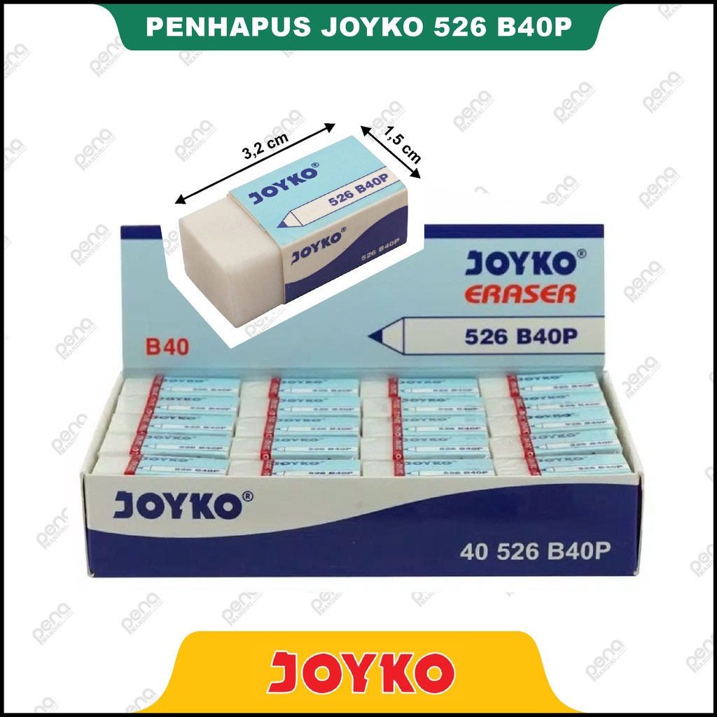 

Penghapus Pensil Joyko 526B40P