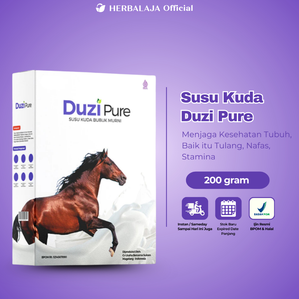 

Susu Kuda Liar Duzipure 200gram Duzi Pure Original Susu Kuda Lombok