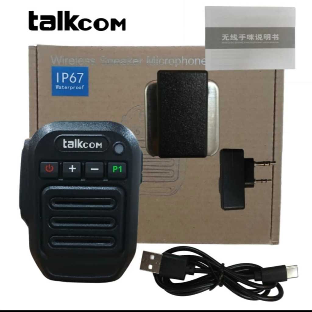 Extramic Wirelles Talkcom Wirelles Bluetooth untuk Merk Ht China Dan Kenwood Extramic HT China