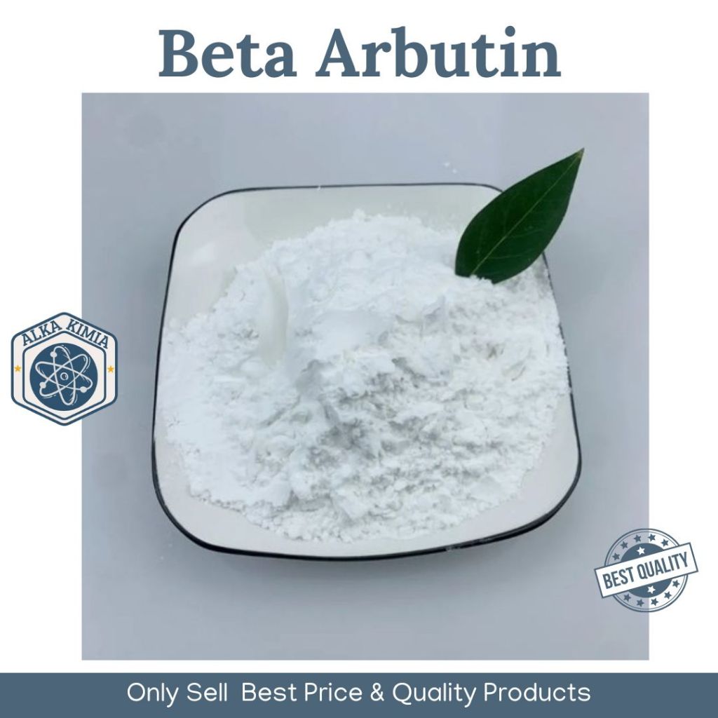 Beta Arbutin Powder 10gr / Bubuk Beta Arbutin Bahan Aktif Pemutih Kulit Original 10gram
