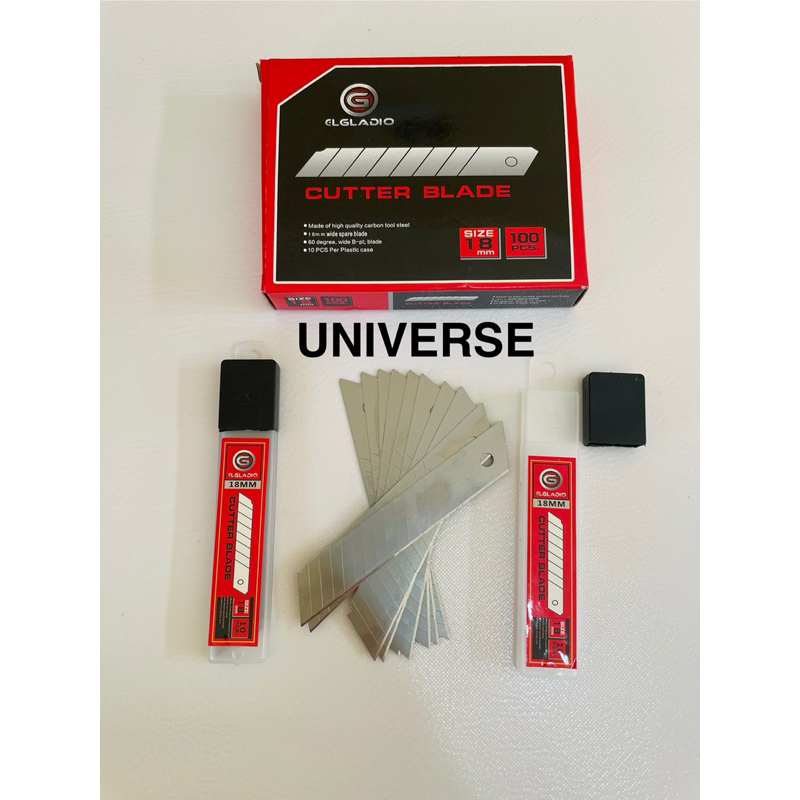 Grosir (100 pcs/10 tube) Isi Cutter Besar / Refill Cutter Mata Pisau cutter