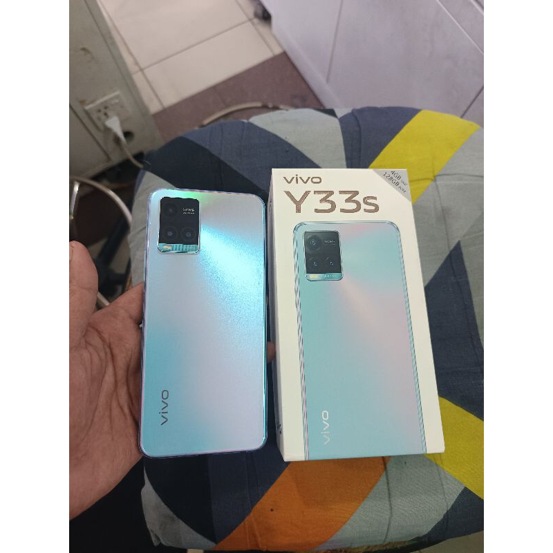 vivo y33s ram 4/128gb second fullset original
