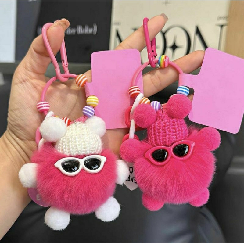 BISA MULTI FUNGSI / Gantungan Kunci Hiasan Tas Boneka Mewah Cute Gantungan Hp / Strap Hp Aesthetic