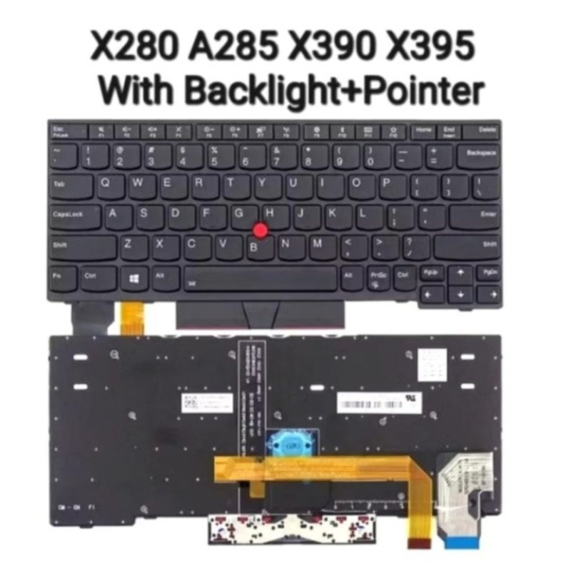Keyboard laptop Lenovo  X280 X390 A285