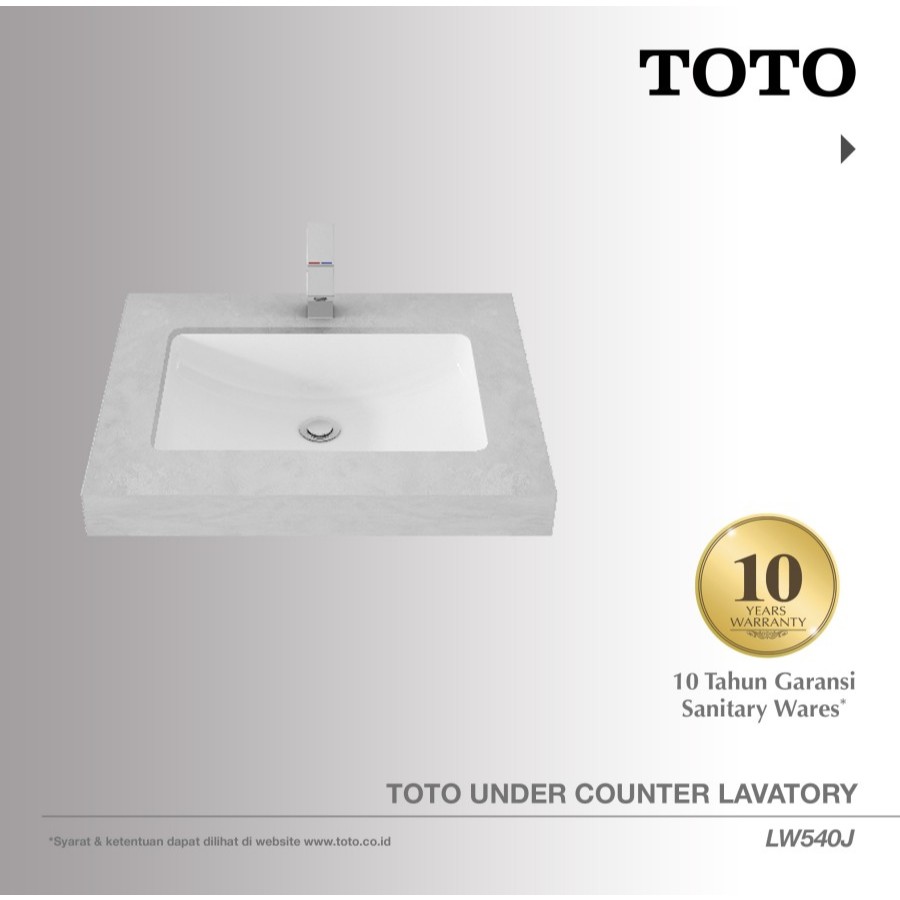 TOTO Semi Recessed Lavatory  LW646J  | Wastafel