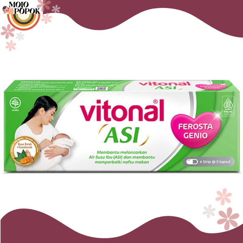 VITONAL ASI/Box | Membantu Melancarkan Air Susu Ibu (ASI) | Suplemen Vitamin Ibu Hamil