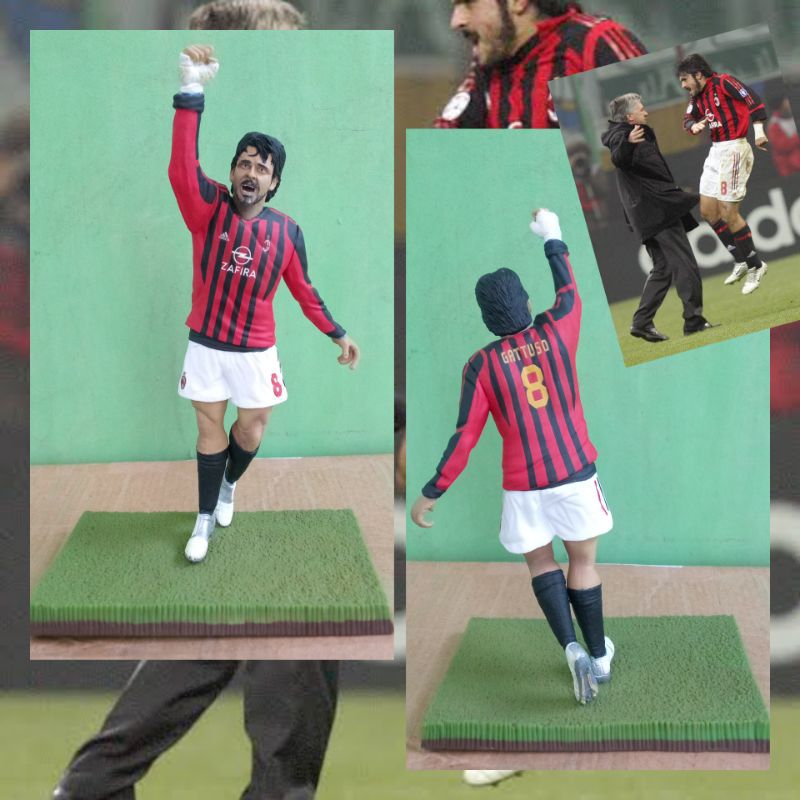 Figure Soccer Fanatico Repaint Gattuso AC Milan (15cm)