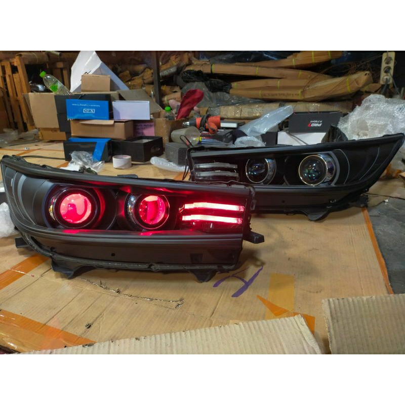 Paketan Headlamp INNOVA REBORN PRO7 P725BL Mark III 50/60watt Free Pemasangan