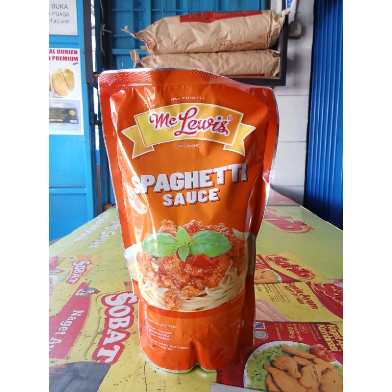 

Mc Lewis Spagheti Sauce 1kg/ Saus Spageti 1kg